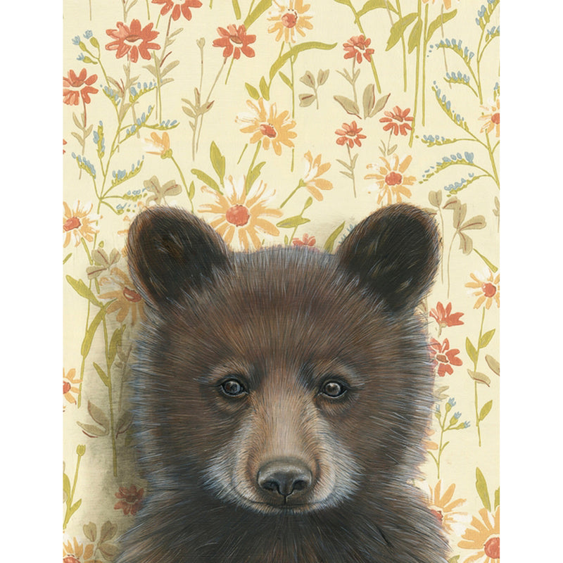 Bear Art Textured Notecard