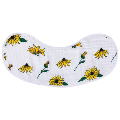 Black Eyed Susan Baby 2-in-1 Burp Cloth and Bib