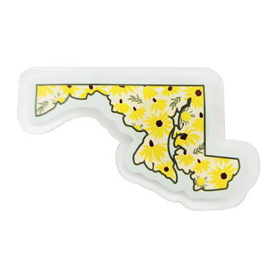 Black Eyed Susans Maryland Shaped Acrylic Magnet