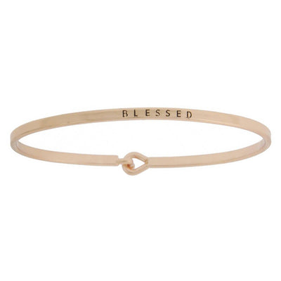 Blessed Bangle Bracelet - Rose