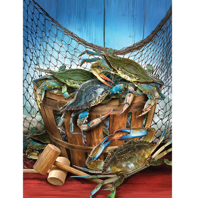 Blue Crab Catch Bushel 550 Piece Puzzle