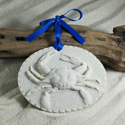 Blue Crab Handcrafted Sand Ornament