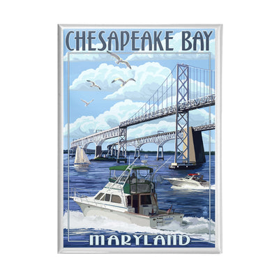 Chesapeake Bay Bridge Rectangular Magnet