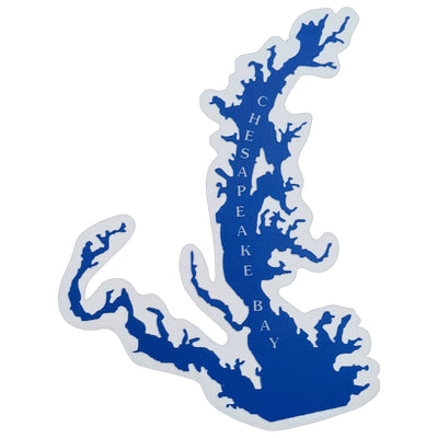 chesapeake bay outline sticker