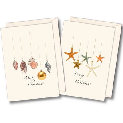 Christmas Beachcomber Assortment Illustrated Notecards Set of 8