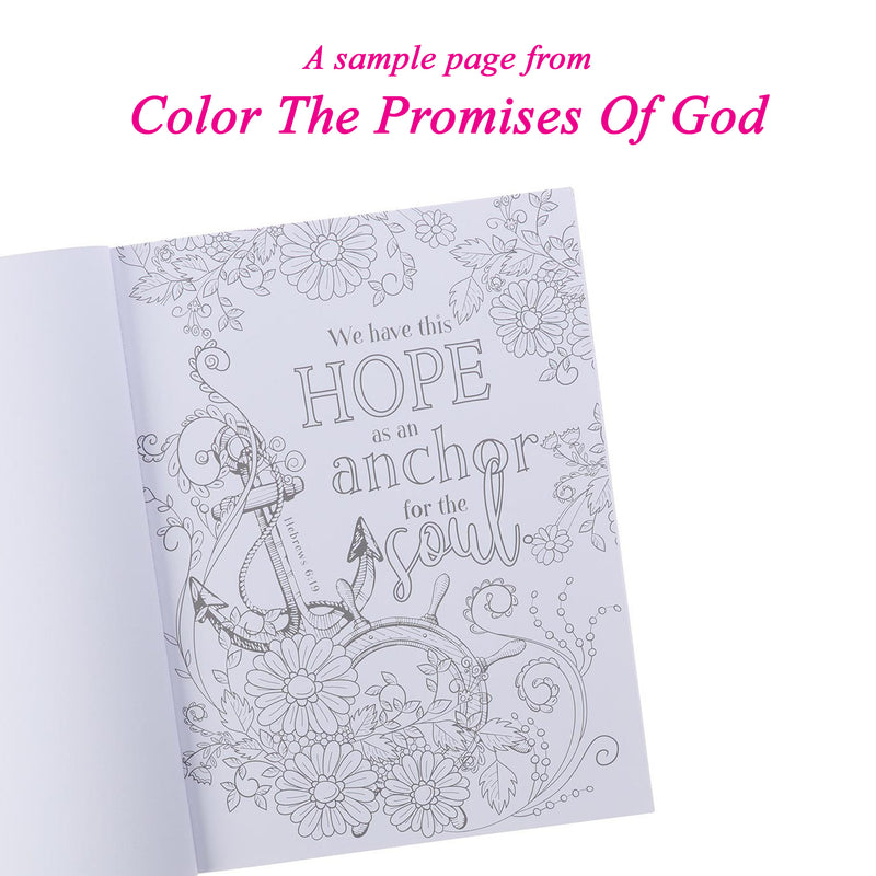 Christian Coloring Book - Color the Promises of God inside page