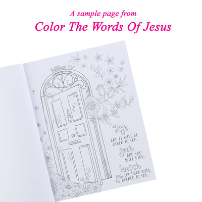 Christian Coloring Book - Color the Words of Jesus inside page