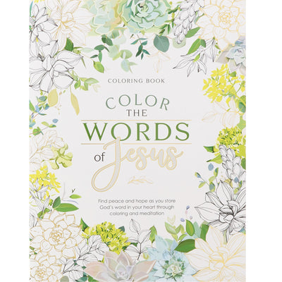 Christian Coloring Book - Color the Words of Jesus