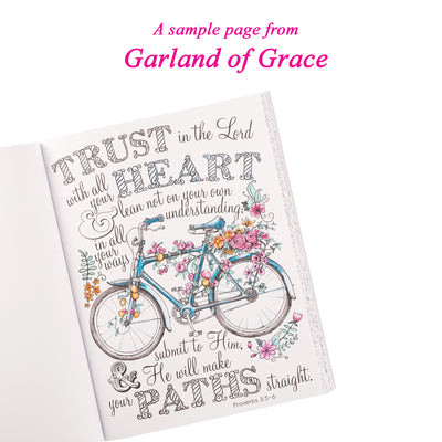 Christian Coloring Book - Proverbs - A Garland of Grace inside page