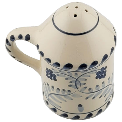 crab pottery seasoning shaker back