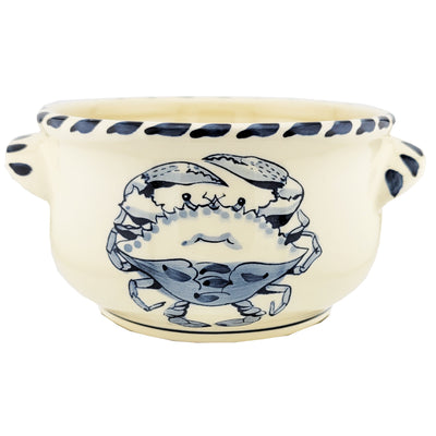 Crab Pottery Soup or Dip Bowl