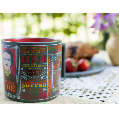 Edgar Allan Poe Quotes Coffee Mug Scene