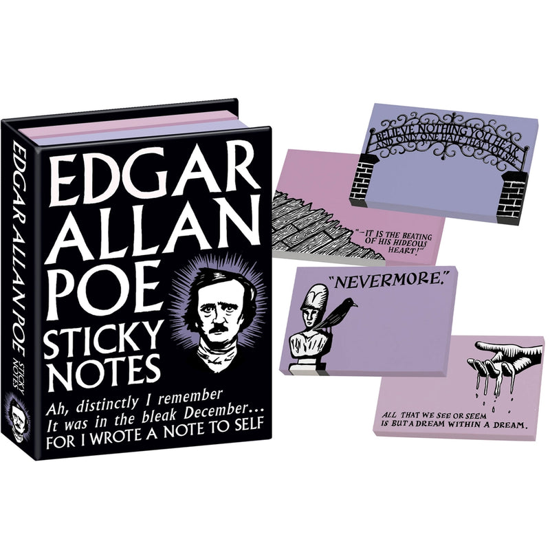 Edgar Allan Poe Sticky Notes Set