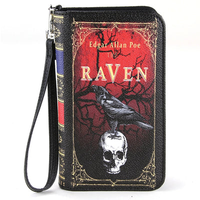 Edgar Allan Poe "The Raven" Book Wallet Wristlet