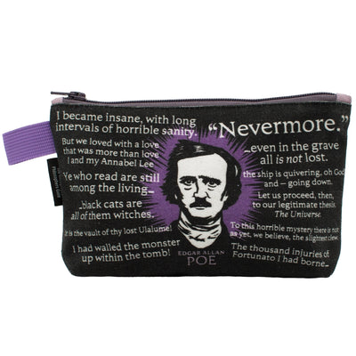 Edgar Allan Poe Zipper Pouch Bag