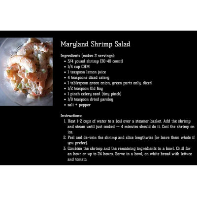 Fisher's Famous Crab House Mustard - Recipe for Maryland shrimp salad