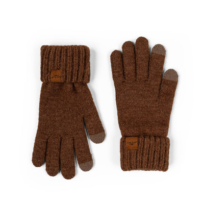 Britt's Knits Gloves Brown