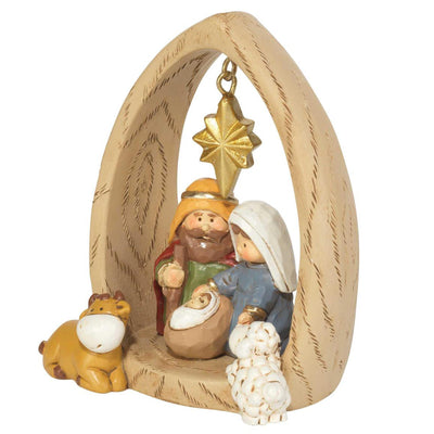 Holy Family Creche Tabletop Figure 3" High