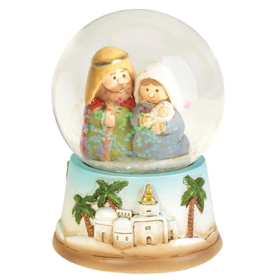 Holy Family Mini Water Globe 2.25" High