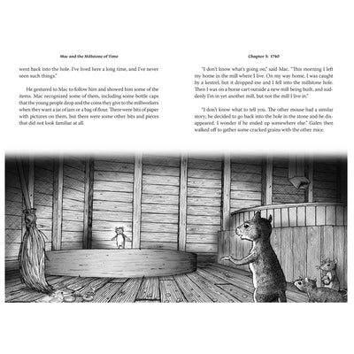 Mac and the Millstone of Time Children's Book Inside