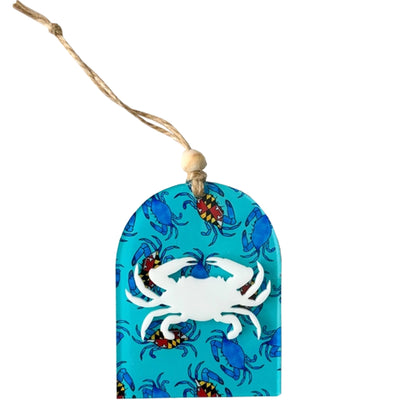 Maryland Blue Crab Acrylic Ornament