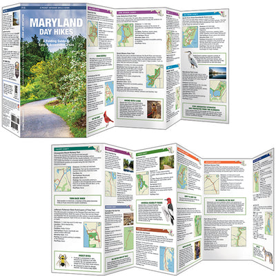 Maryland Day Hikes Pocket Folding Guide - Inside