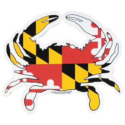 Maryland Flag Crab Magnet