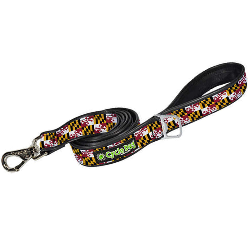 Maryland Flag No-Stink Dog Leash