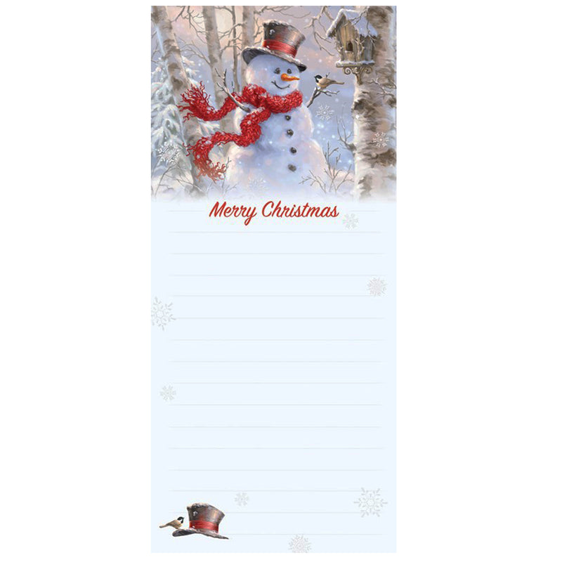 Magnetic Notepad - Birchwood Snowman