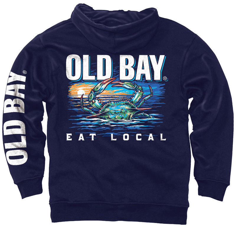 Old Bay Seasoning Eat Local Crab Hoodie Sweatshirt