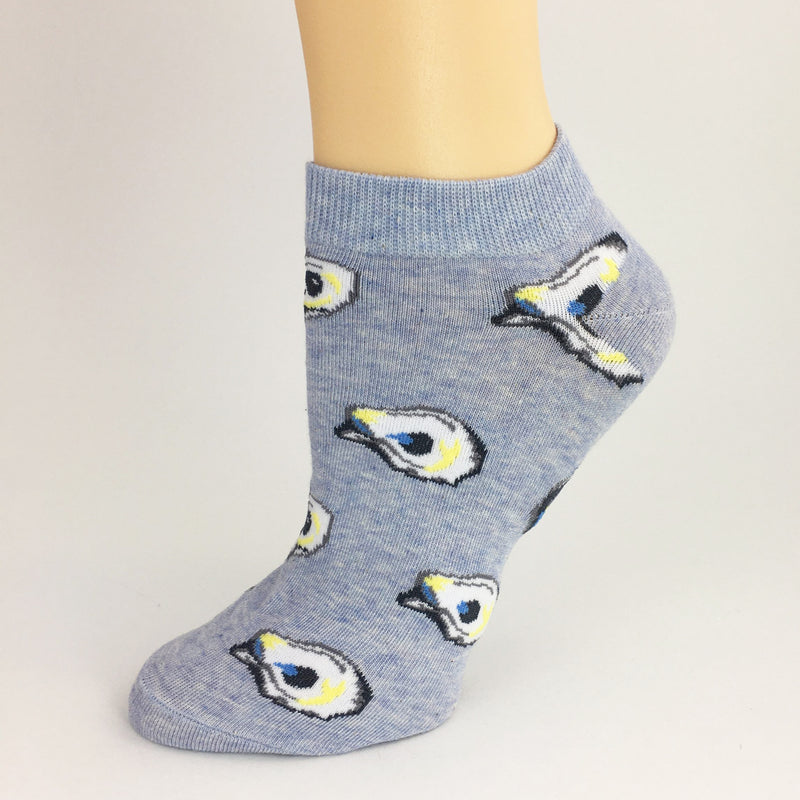 Oyster Ankle Socks Gray - Model