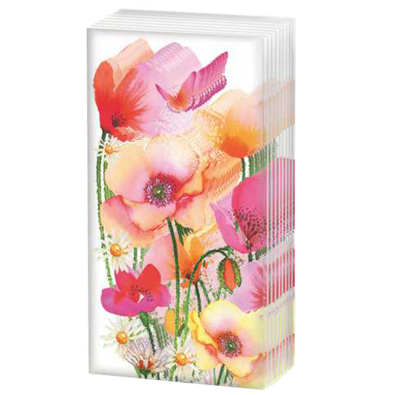 Pocket Tissue Pack - Poppies