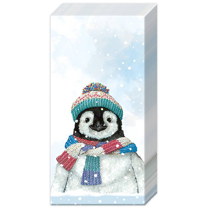 Pocket Tissue Pack - Penguin Winter