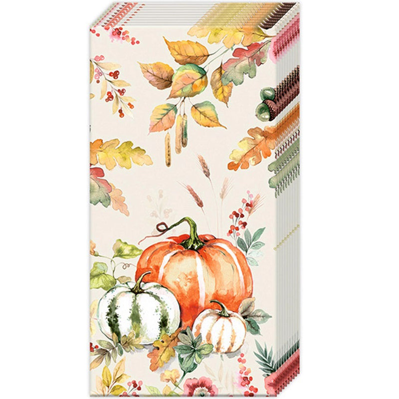Pocket Tissue Pack - Pumpkins In Autumn