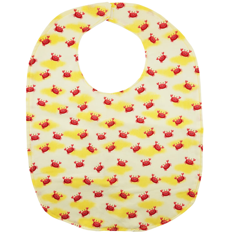 Crab Baby Bib - Smiley Sand Crabs