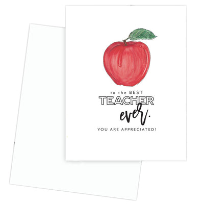 Teacher Appreciation Greeting Card