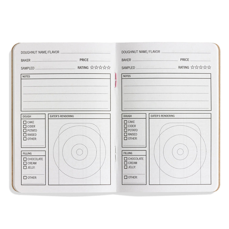 Doughnuts Tasting Journal - Pocket Booklet (inside)