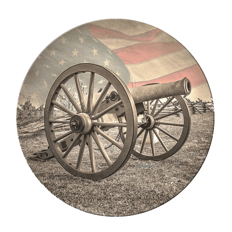 Antietam Canon Sepia Neoprene Coaster