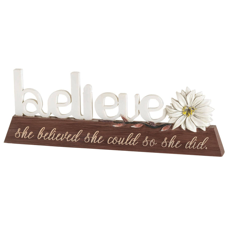 Believe - Resin Word Figurine