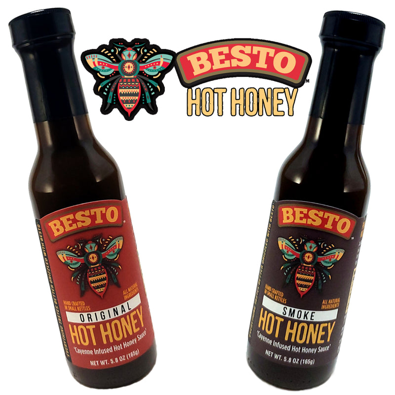 BESTO Hot Honey Sauce Original or Smoke