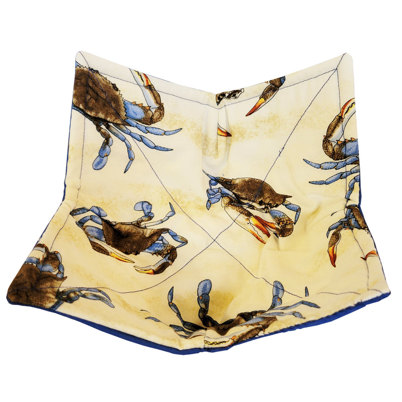 Natural Blue Crab Microwave Bowl Potholder