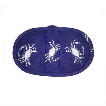 Blue Crab Pincher Potholder - Navy Blue