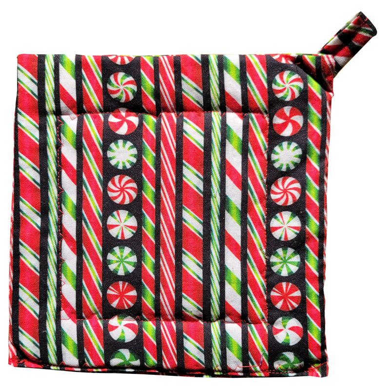 Potholder Locally Sewn - Candy Stripes