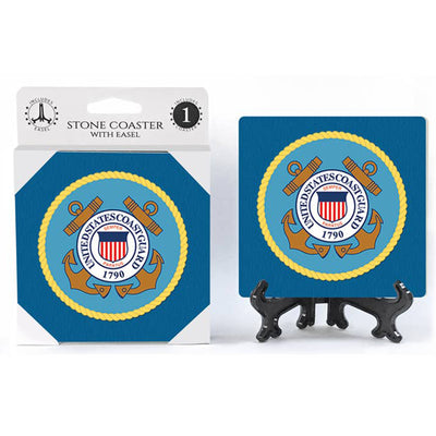 Coast Guard Stone Coaster (Each)