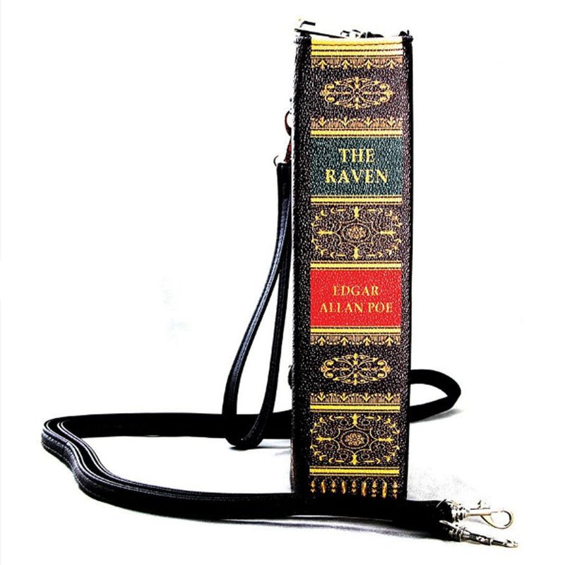 Edgar Allan Poe The Raven Book Purse Spine