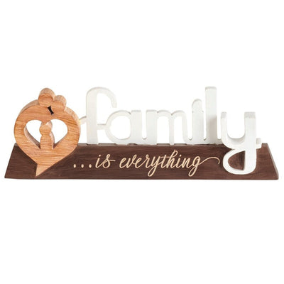 Family - Resin Word Figurine