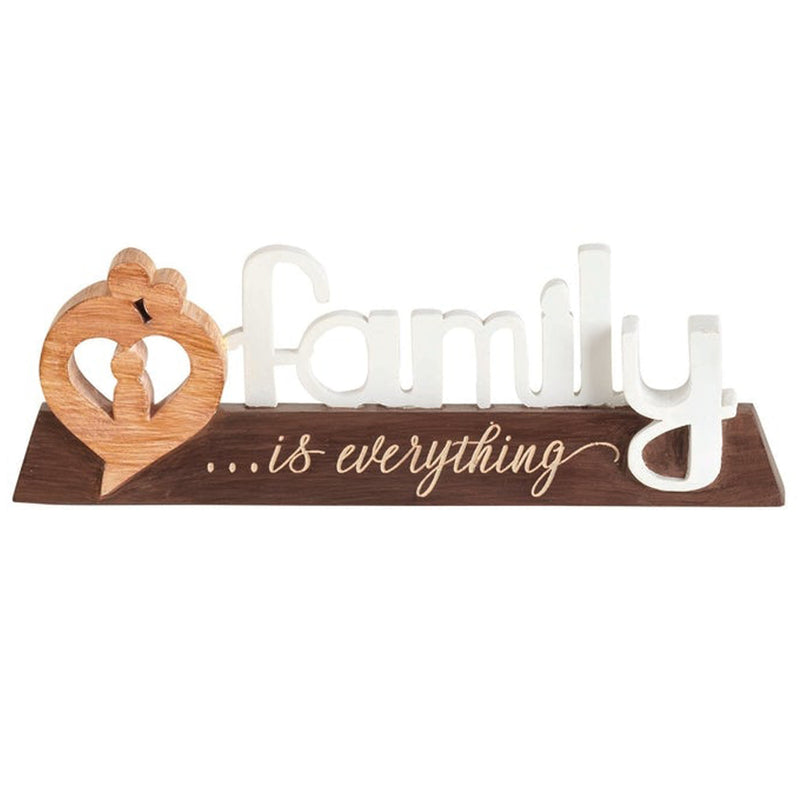 Family - Resin Word Figurine