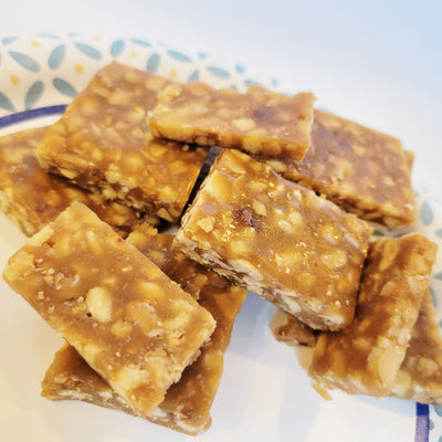 Fisher's Caramel Peanut Crunch Brittle Bars