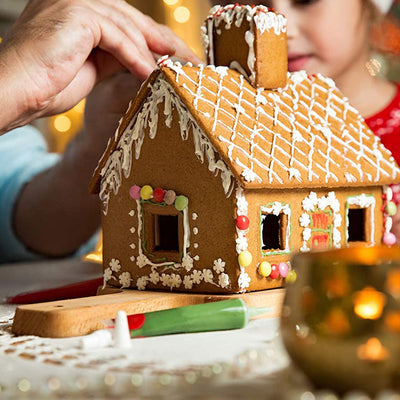 Gingerbread House Cookie Cutter Bake Gift Set Scene