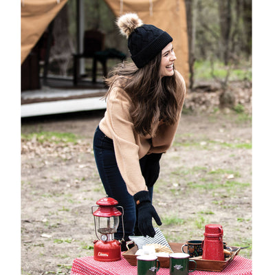 Britt's Knits Pom Hat Scene (Black)